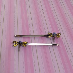 Dragonfly hair pins